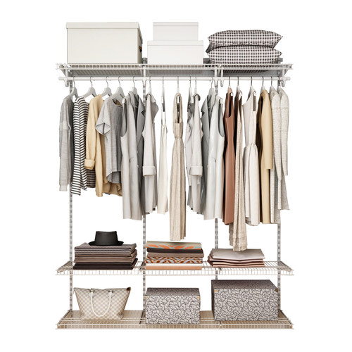 铂耐开放式衣柜定制环保砌墙衣柜步入式金属衣帽间储物1.7米收纳