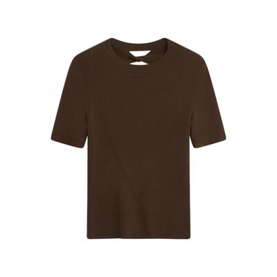 播圆领套头毛衫2023秋商场同款纯色通勤文艺女上衣BDQ8SD1870