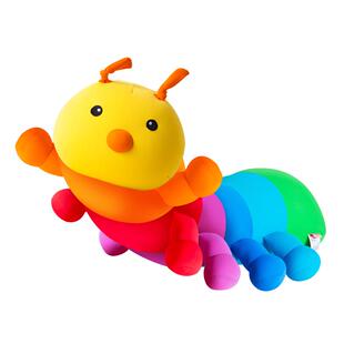 sheepet舒宠毛毛虫公仔婴儿童睡觉抱枕长条公仔娃娃安抚陪伴玩偶