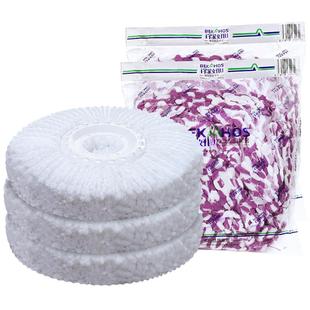 百家好世旋转拖把头拖布头家用替换好神拖通用拖把拖地棉头墩布头