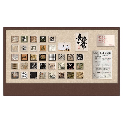 免打孔毛毡板墙贴照片墙展示墙