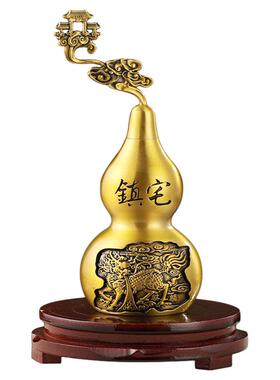 纯铜葫芦摆件开盖口空心