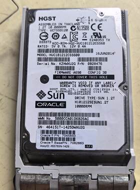 HGST HGST 1.2T SAS服务器硬盘，型号HUC1