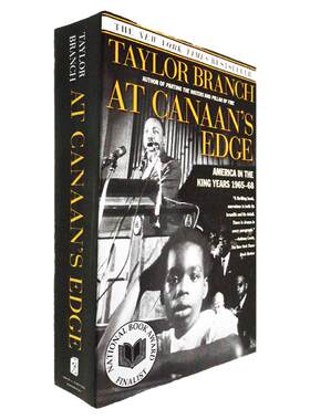 【现货】迦南边缘 At Canaan's Edge: America in the King Years, 1965-68 普利策获奖作者 Taylor Branch 美版进口 英文原版书