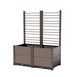 花架支撑杆种植箱爬藤架葡萄架子庭院户外花箱园艺pvc植物固定架