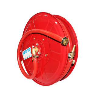 消防水带软管卷盘20/25/30米消火栓箱自救水管水龙带消防箱卷盘