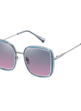 遮阳大框优雅女款渐变色太阳镜