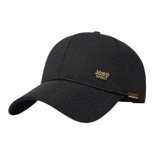 JEEP棒球帽子秋季男新款2025吉普品牌鸭舌帽男士冬天遮阳透气户外