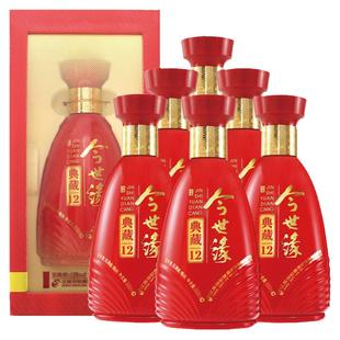 今世缘典藏12 42度浓香型白酒500ml*6瓶整箱包装江苏产酒送礼宴请