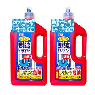 lion chemical Pix 强粘度管道疏通剂800g*2或排水管清洁片12片*2