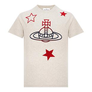 Vivienne Westwood/西太后 26春夏男女同款经典土星短袖T恤300217