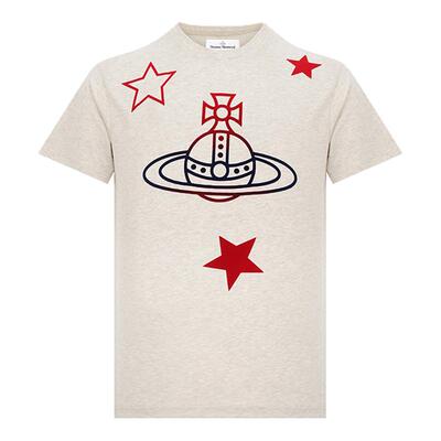 Vivienne Westwood/西太后 26春夏男女同款经典土星短袖T恤300217