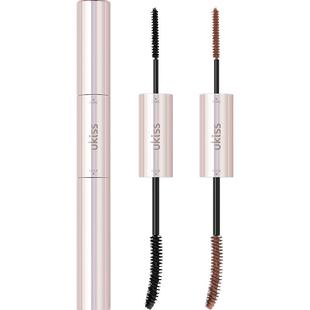 UKISS双头睫毛膏纤长浓密卷翘不晕染防水防汗持久定型自然学生女