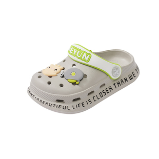 儿童洞洞鞋男童拖鞋夏季新款防滑凉拖鞋中大童宝宝男孩外穿沙滩鞋