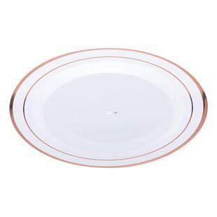 一次性餐具盘碟子甜品盘硬塑盘西餐盘水果盘子加厚幼儿园聚会酒宴