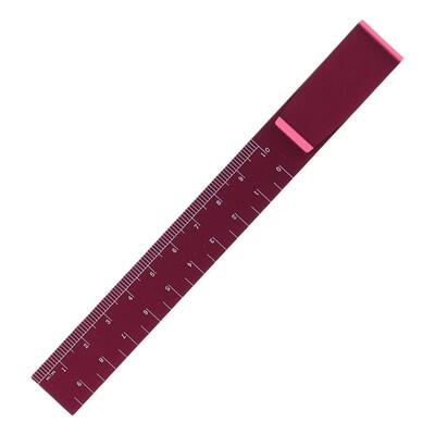 日本hightide复古金属彩色直尺