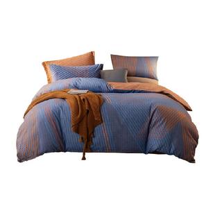 博洋磨毛纯棉四件套秋冬季加厚全棉床上用品被套学生宿舍三件套