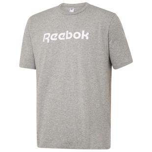 锐步REEBOK大logo羚羊夏季运动透气短袖T恤男女短裤GR8482 GV5518