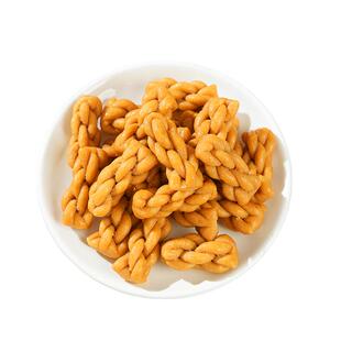 香酥小麻花椒盐蜂蜜紫薯黑糖味大份味碟餐碟等位网红零食独立包装