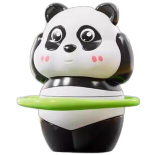 熊猫运动会系列上链发条玩具滑板呼啦圈跳绳宝宝学爬抬头训练礼物