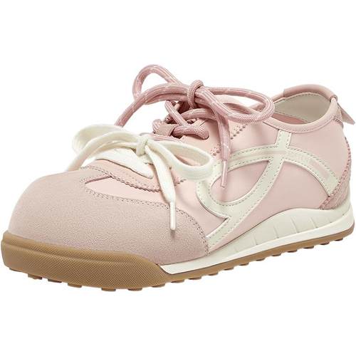 百思图2025秋季新款商场同款德训鞋时尚复古运动女休闲鞋D3179CM5