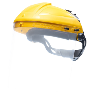 代尔塔面屏防冲击飞溅防化喷溅防护面罩面具耐磨损工业打磨专用