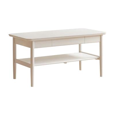 源氏木语加兰实木岩板茶几高款