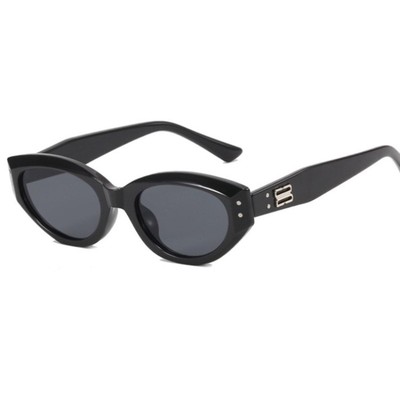 金晨同款复古猫眼墨镜