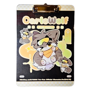 可爱兽兽垫板!Furry周边文具夹板文件夹笔记本福瑞挂件Furpaw绒爪