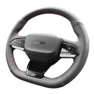 徐记长安CS75plus手缝真皮方向盘套欧尚X7univ逸动unit奔奔把套