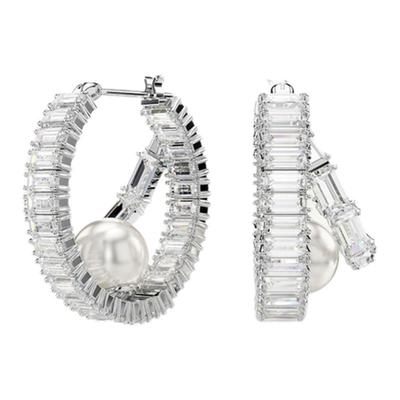 【明星同款系列】施华洛世奇Capsule大圈耳环珍珠情人节礼物