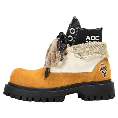 冯建宇同款ADC达芬奇翻领大黄靴