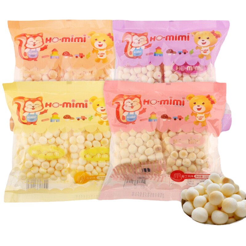 HO.mimi进口小馒头150g*4袋4口味