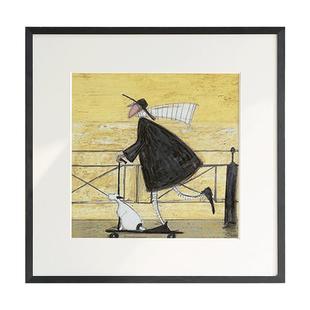 正方形铝合金画框装裱美术国画字画十字绣钻石裱画定制相框架挂墙