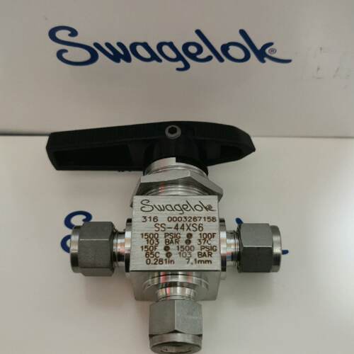 议价Swagelok 世伟洛克 SS-44XS6) 316不锈钢三通球阀 全新原装现