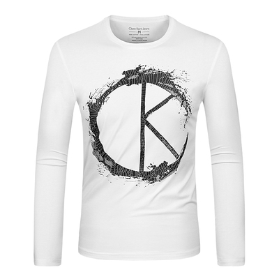 欧洲站高端潮流青少年长袖t恤ins