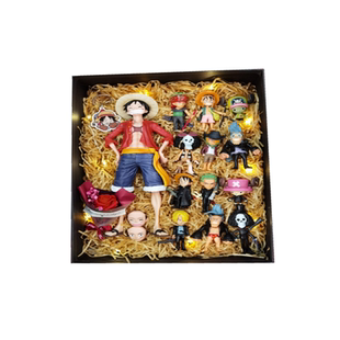 海贼王手办路飞索隆模型全套艾斯盲盒周边公仔车载动漫摆件生日礼