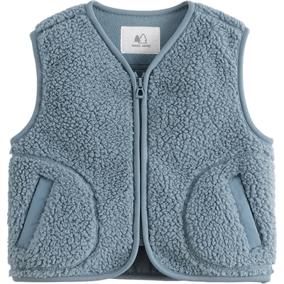 马克珍妮男女童软糯摇粒绒马甲