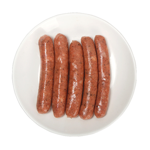 安可黑椒肠鲜肉肠原味富贵香肠烧烤油炸食品冷冻半成品整箱40包