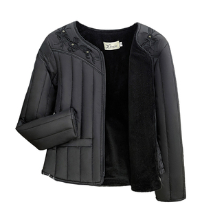 加绒冬季棉袄加厚内胆棉衣短款轻薄秋冬新款保暖羽绒棉服女款外套