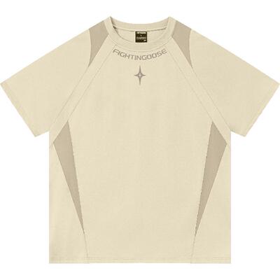 短袖男t恤2025新款美式穿搭