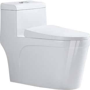 家用普通马桶抽水超漩式节水座便器缓降静音大口径防堵陶瓷坐便器