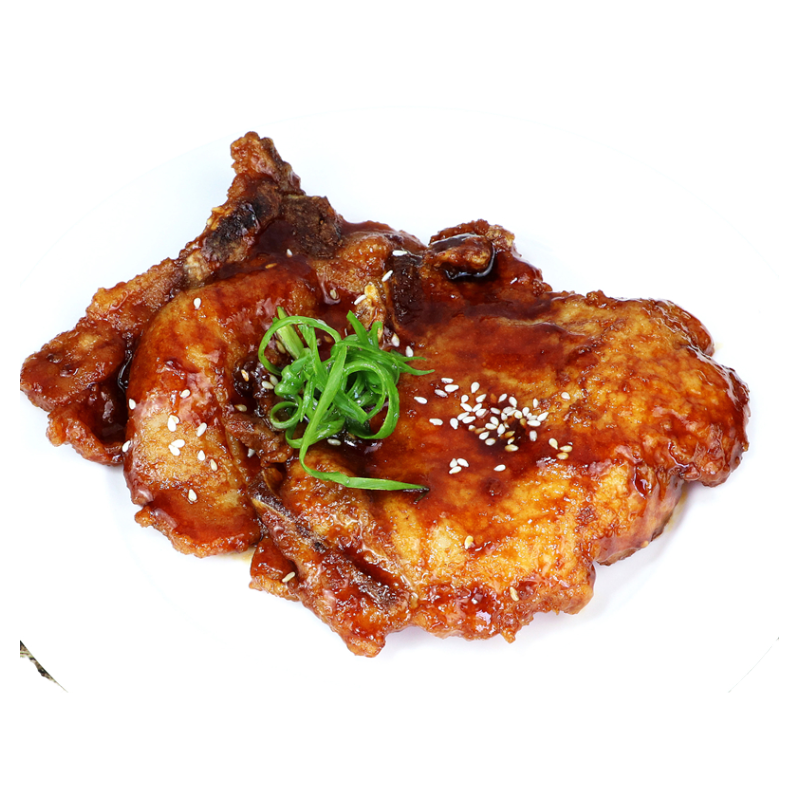 過油豬排20片紅燒大排半成品日式厚切油炸豬排商用帶骨豬扒年夜飯