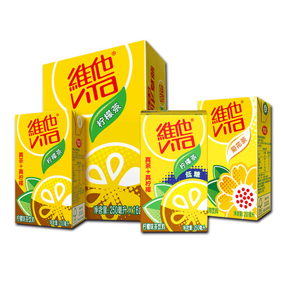 维他柠檬茶250ml*16盒整箱24盒