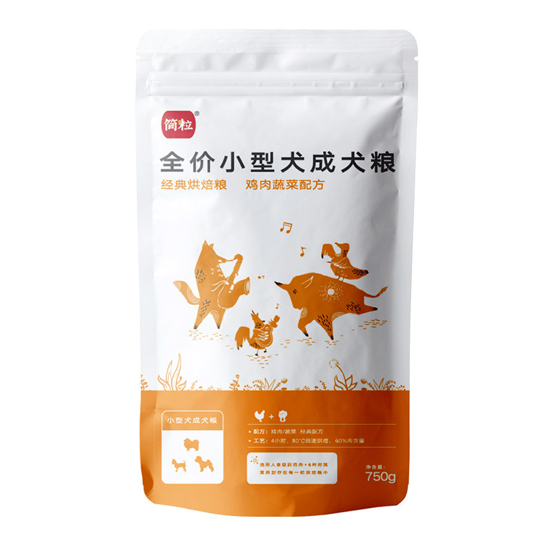 简粒狗粮泰迪经典食鸡3斤天然粮