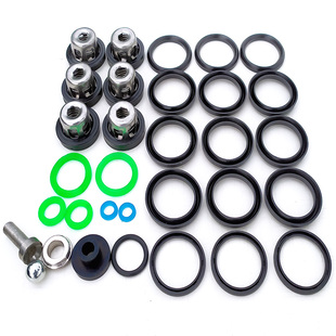 高压打药机配件水封密封圈防漏水胶圈打药机皮碗泄压胶圈活门阀座