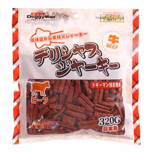 日本多格漫狗狗零食优健肉条肉干320g牛肉鸡肉泰迪零食狗训练零食
