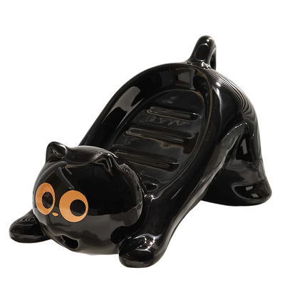 高颜值肥皂盒沥水家用2025新款陶瓷高级轻奢香皂盒高档肥皂置物架