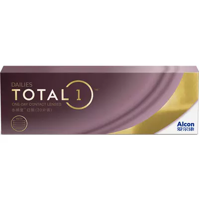 爱尔康水梯度日抛30片近视隐形眼镜