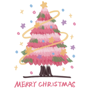 2026新年圣诞树玻璃门窗花贴纸圣诞节装饰布置橱窗氛围感静电贴画